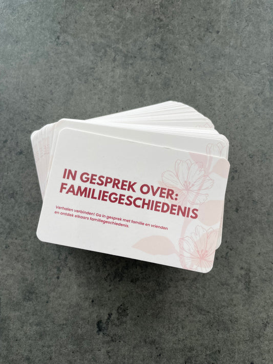 In gesprek over: Familiegeschiedenis